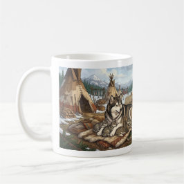 Malamute-Mutter Version 2   Kaffeetasse