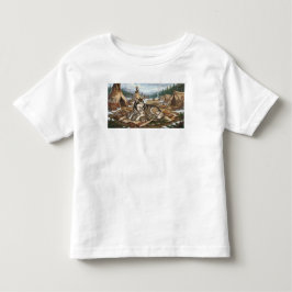 Malamute-Mutter Version 2 Kleinkind T-shirt