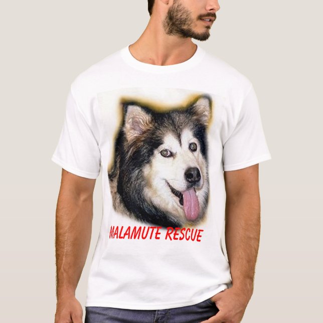 MALAMUTE-RETTUNG T-Shirt (Vorderseite)