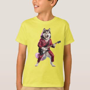 Malamute Rockstar-Kindert-Shirt T-Shirt