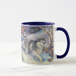 Malamute-Satz-Tasse Tasse