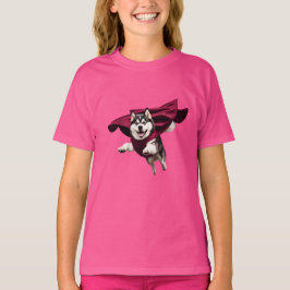 Malamute Superhero Kid's T - Shirt