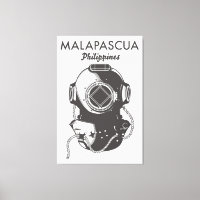Malapascua Philippinen Tauchplakat