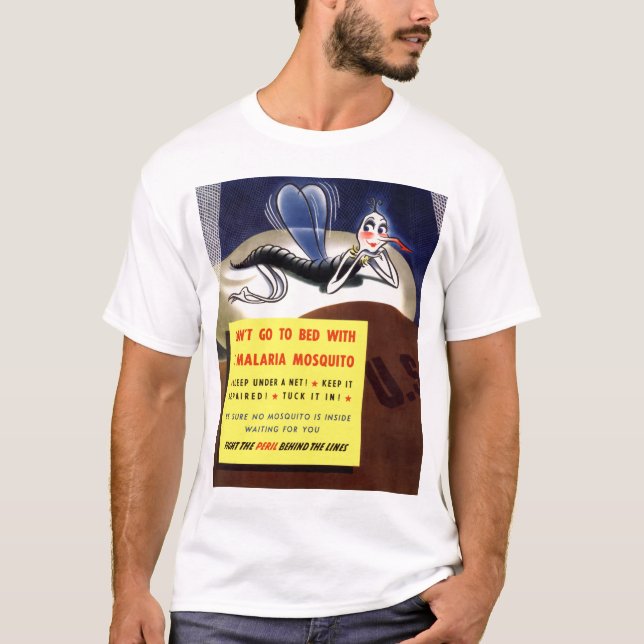 Malaria-Moskito T-Shirt (Vorderseite)