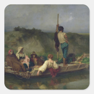 Malaria Quadratischer Aufkleber