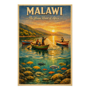 MALAWI – Das warme Herz Afrikas Poster