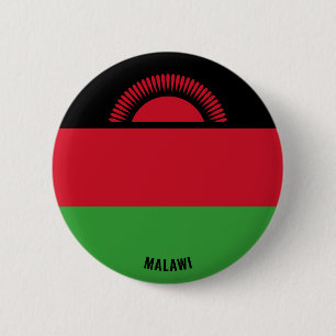 Malawi Flag Charming Patriotic Button