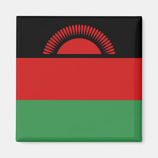 Malawi Flag Magnet (Vorne)