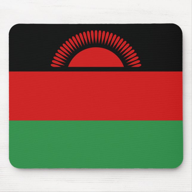 Malawi Flag Mousepad (Vorne)