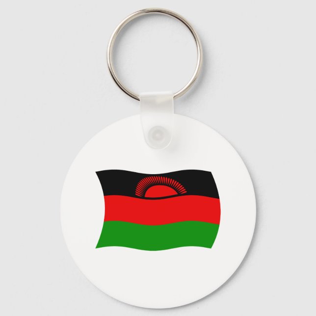 Malawi Flag Schlüsselanhänger (Vorderseite)