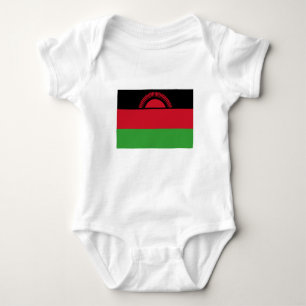 Malawi-Flagge Baby Strampler
