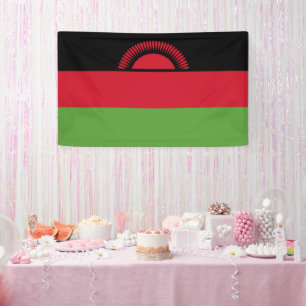 Malawi-Flagge Banner