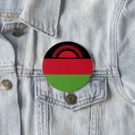 Malawi-Flagge Button