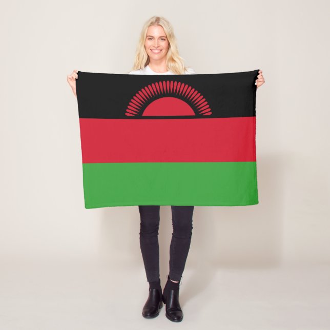 Malawi-Flagge Fleecedecke (Beispiel)
