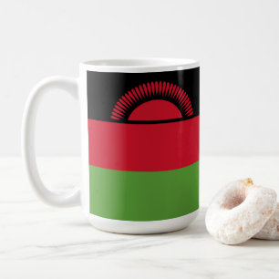 Malawi-Flagge Kaffeetasse
