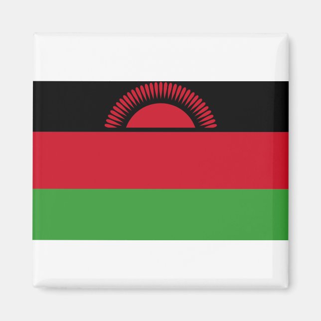 Malawi-Flagge Magnet (Vorne)