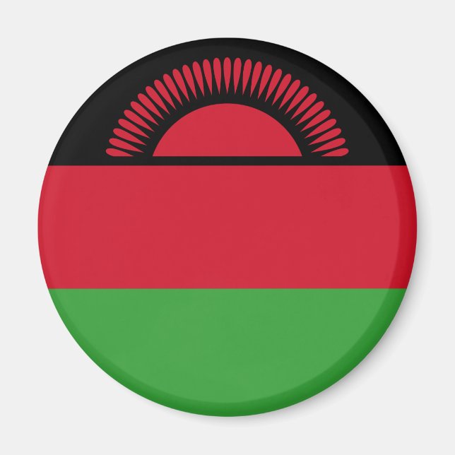 Malawi-Flagge Magnet (Vorne)