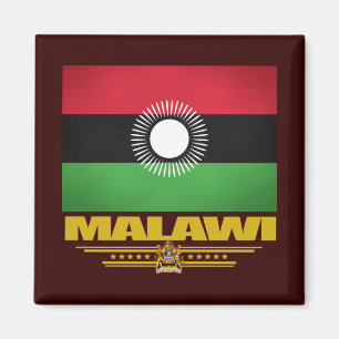 Malawi-Flagge Magnet
