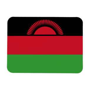 Malawi-Flagge Magnet
