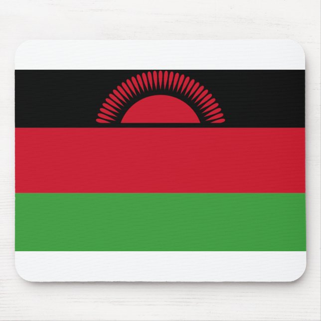 Malawi-Flagge Mousepad (Vorne)