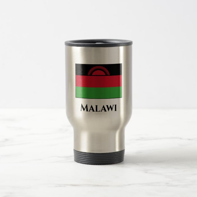 Malawi-Flagge Reisebecher (Mittel)