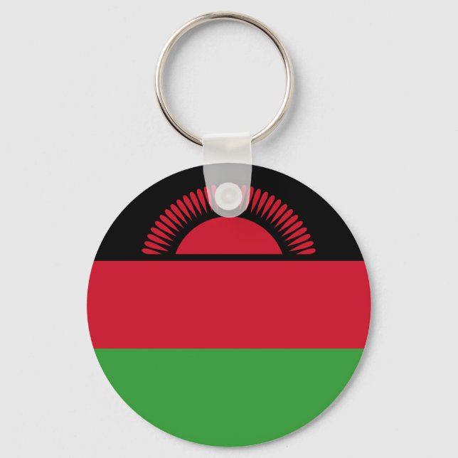 Malawi-Flagge Schlüsselanhänger (Vorderseite)