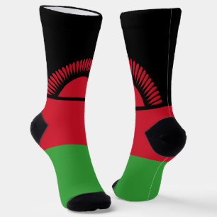 Malawi-Flagge Socken