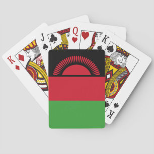 Malawi-Flagge Spielkarten