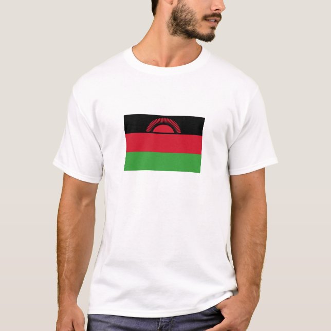 Malawi-Flagge T-Shirt (Vorderseite)
