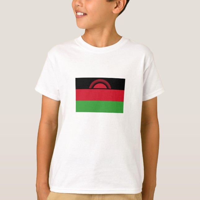 Malawi-Flagge T-Shirt (Vorderseite)