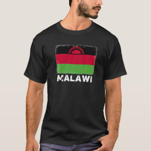 Malawi-Flagge unterstützt malawische Menschen Frau T-Shirt