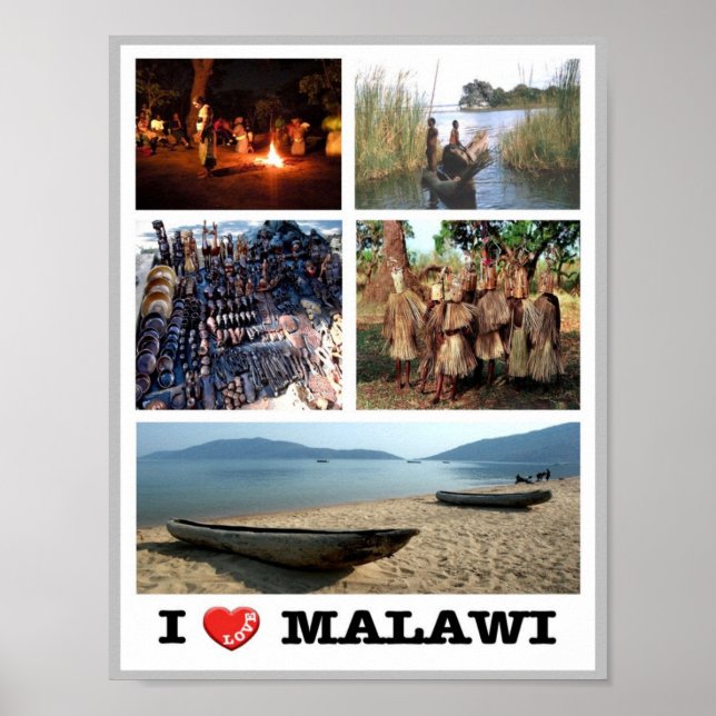 Malawi - I Liebe - Poster (Vorne)