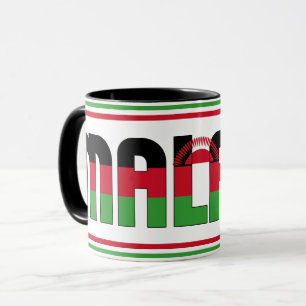 Malawi National Flag Patriotischer Kaffee Tasse