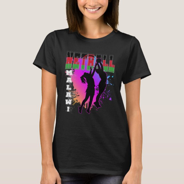 Malawi  Netball T-Shirt (Vorderseite)