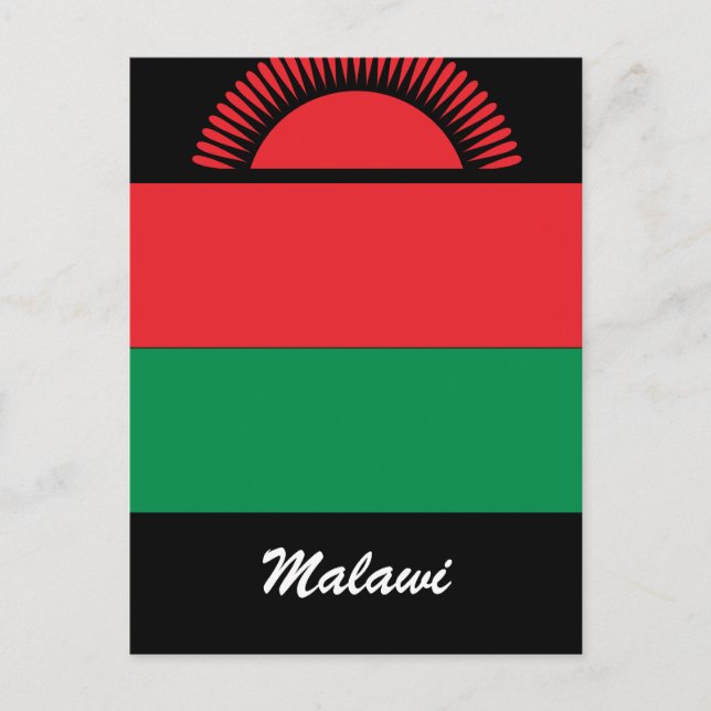 Malawi Postkarte (Vorderseite)
