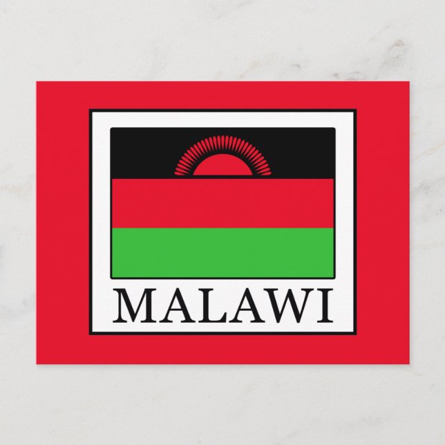 Malawi Postkarte (Vorderseite)