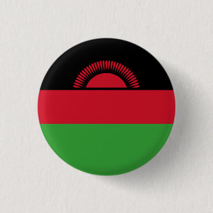 Malawische Flagge, Flagge Malawis Button