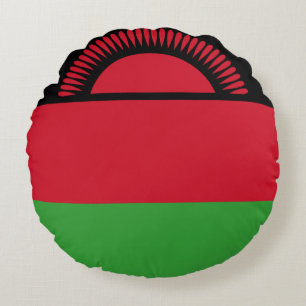 Malawische Flagge Rundes Kissen