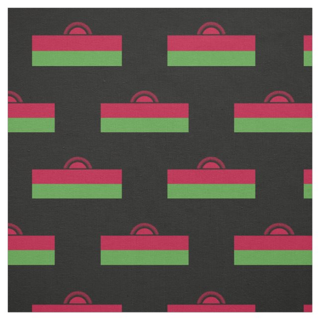 Malawische Flagge Stoff (Muster)