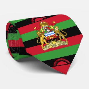 Malawische Flagge und Wappen, Flagge Malawis Krawatte