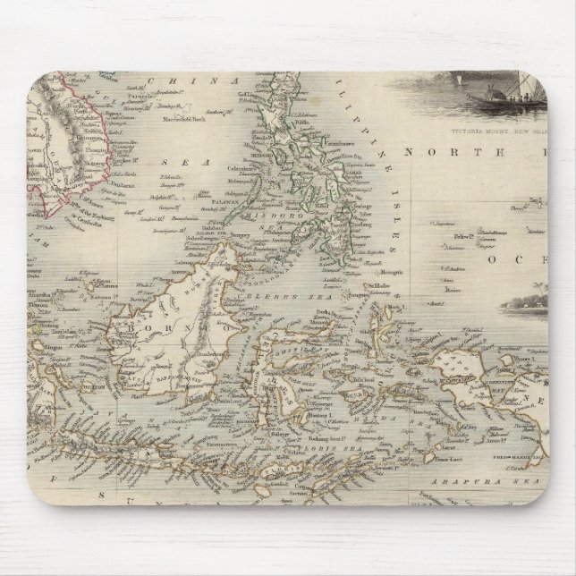 Malay Archipel oder Ostindien Mousepad (Vorne)