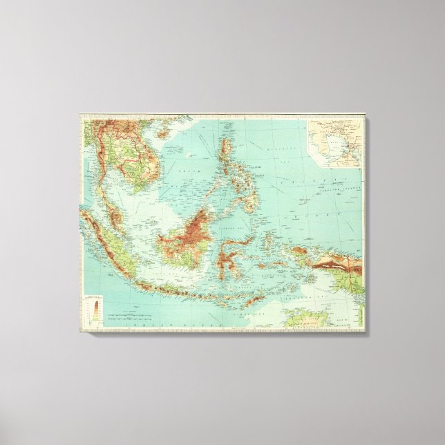 Malay Archipelago Leinwanddruck (Vorderseite)