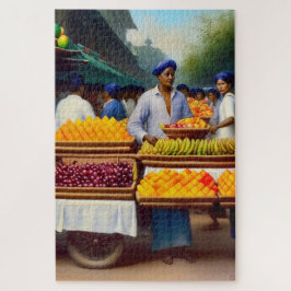 Malay Fruit Sellers 1014 Stück Jigsaw Puzzle