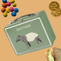 Malayan Tapir Animal Illustration Personalisiert