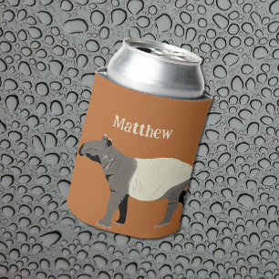 Malayische oder asiatische Tapir-Illustration Pers Dosenkühler