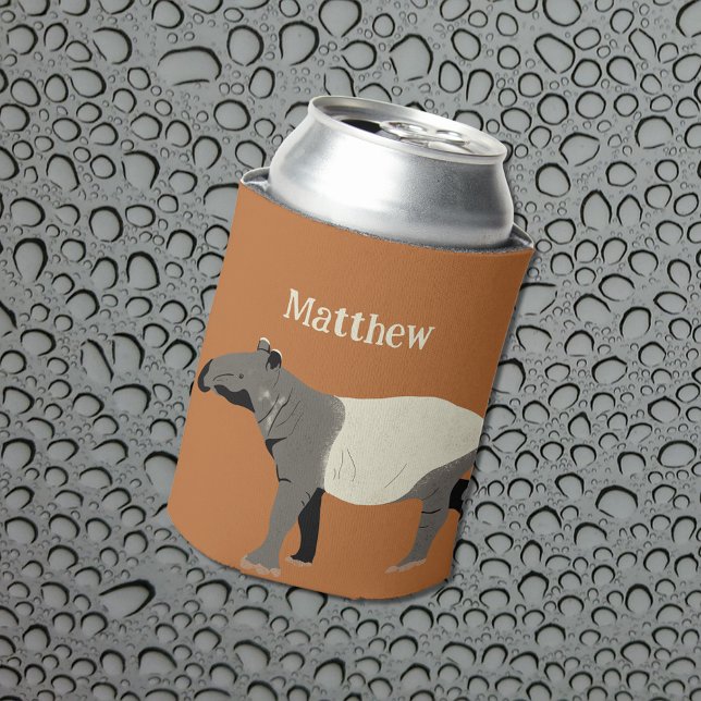 Malayische oder asiatische Tapir-Illustration Pers Dosenkühler (Von Creator hochgeladen)