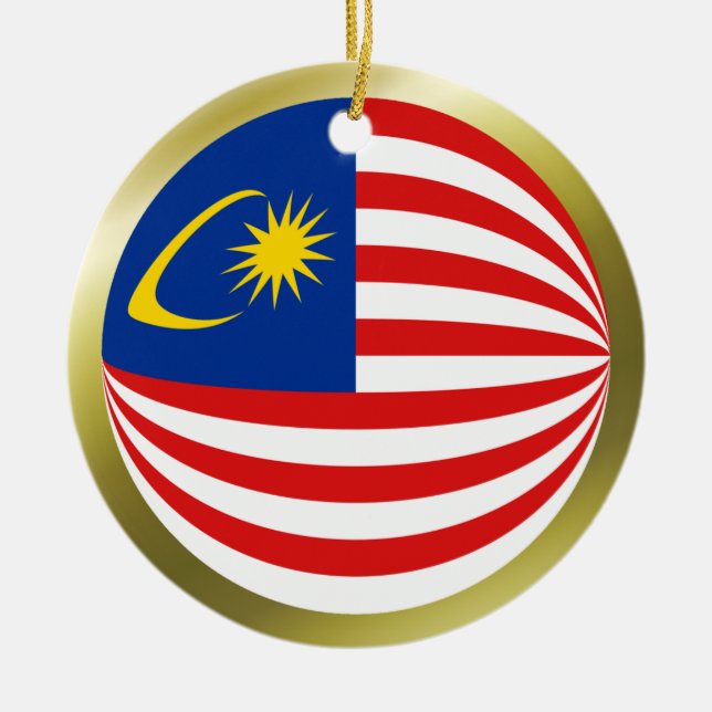 Malaysia Flag Ornament (Vorne)