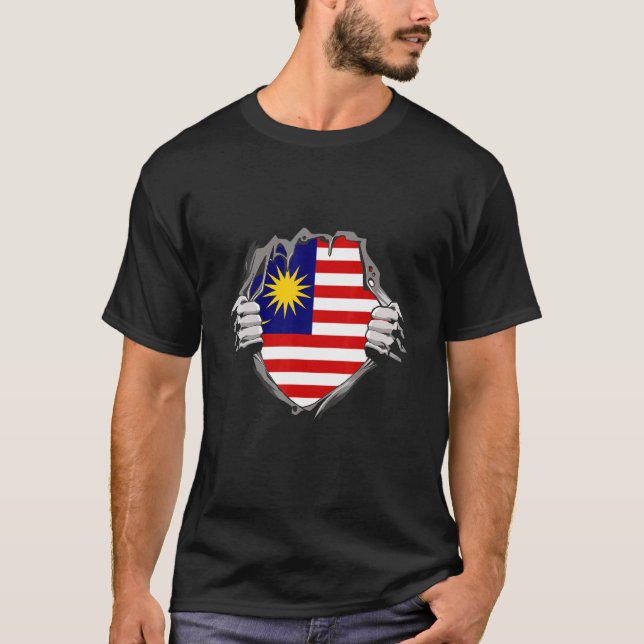 Malaysia Flag T-Shirt (Vorderseite)