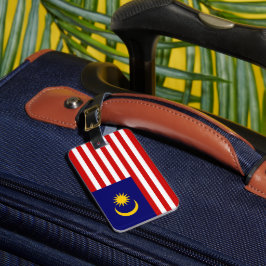 Malaysia-Flagge Gepäckanhänger