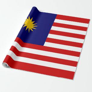 Malaysia-Flagge Geschenkpapier